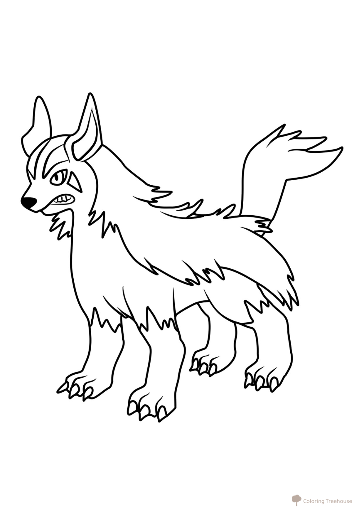 Pokemon Matiena Coloring Page #0262 free printable Generation 3 Pokémon Coloring Pages coloring page