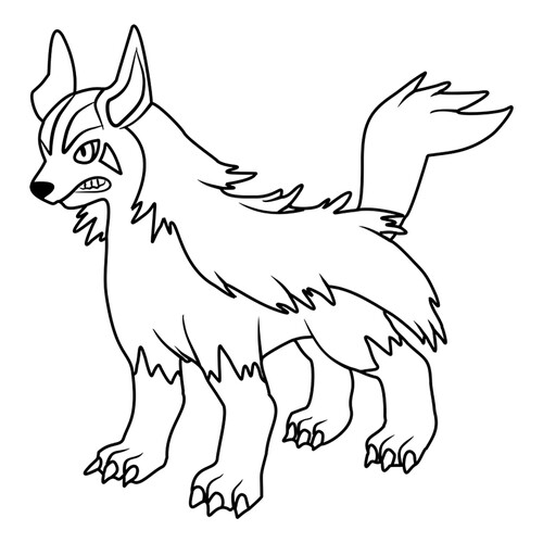 Pokemon Matiena Coloring Page #0262 free printable Generation 3 Pokémon Coloring Pages coloring page