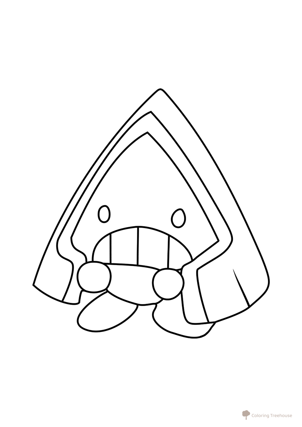 Pokemon Snorunt Coloring Page #0361 free printable Generation 3 Pokémon Coloring Pages coloring page