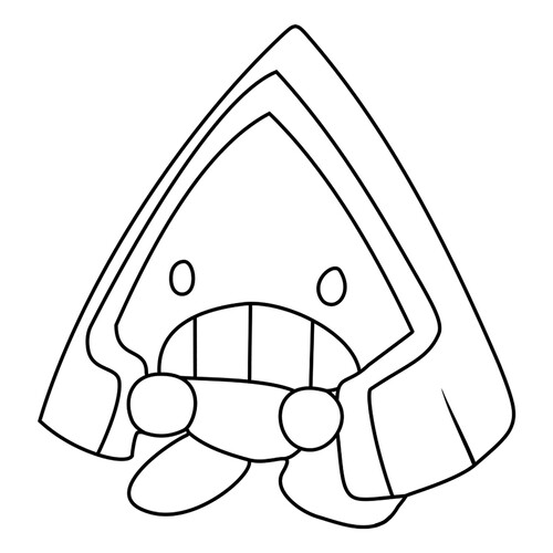 Pokemon Snorunt Coloring Page #0361 free printable Generation 3 Pokémon Coloring Pages coloring page