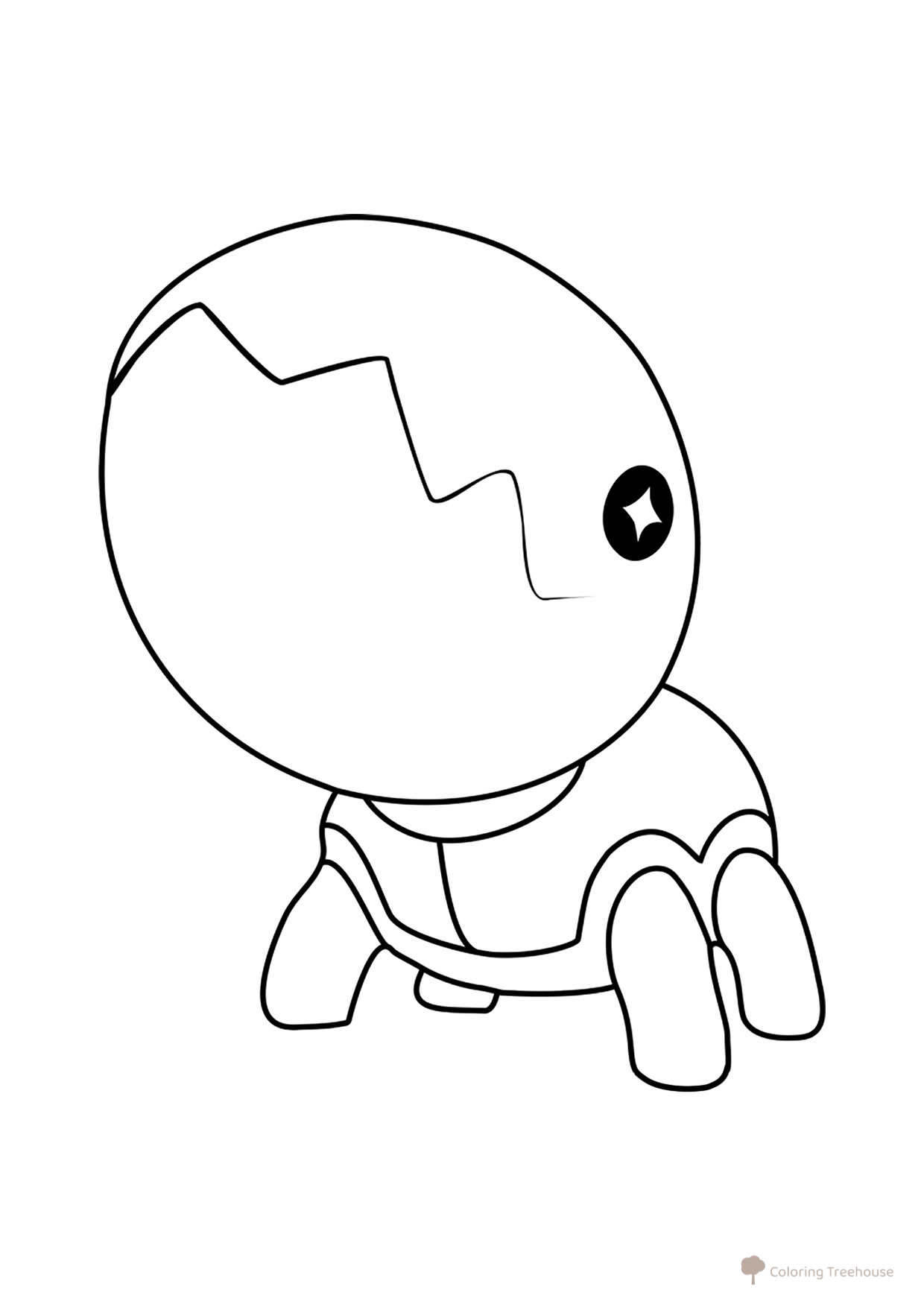 Pokémon Trapinch Coloring Page #0328 free printable Generation 3 Pokémon Coloring Pages coloring page