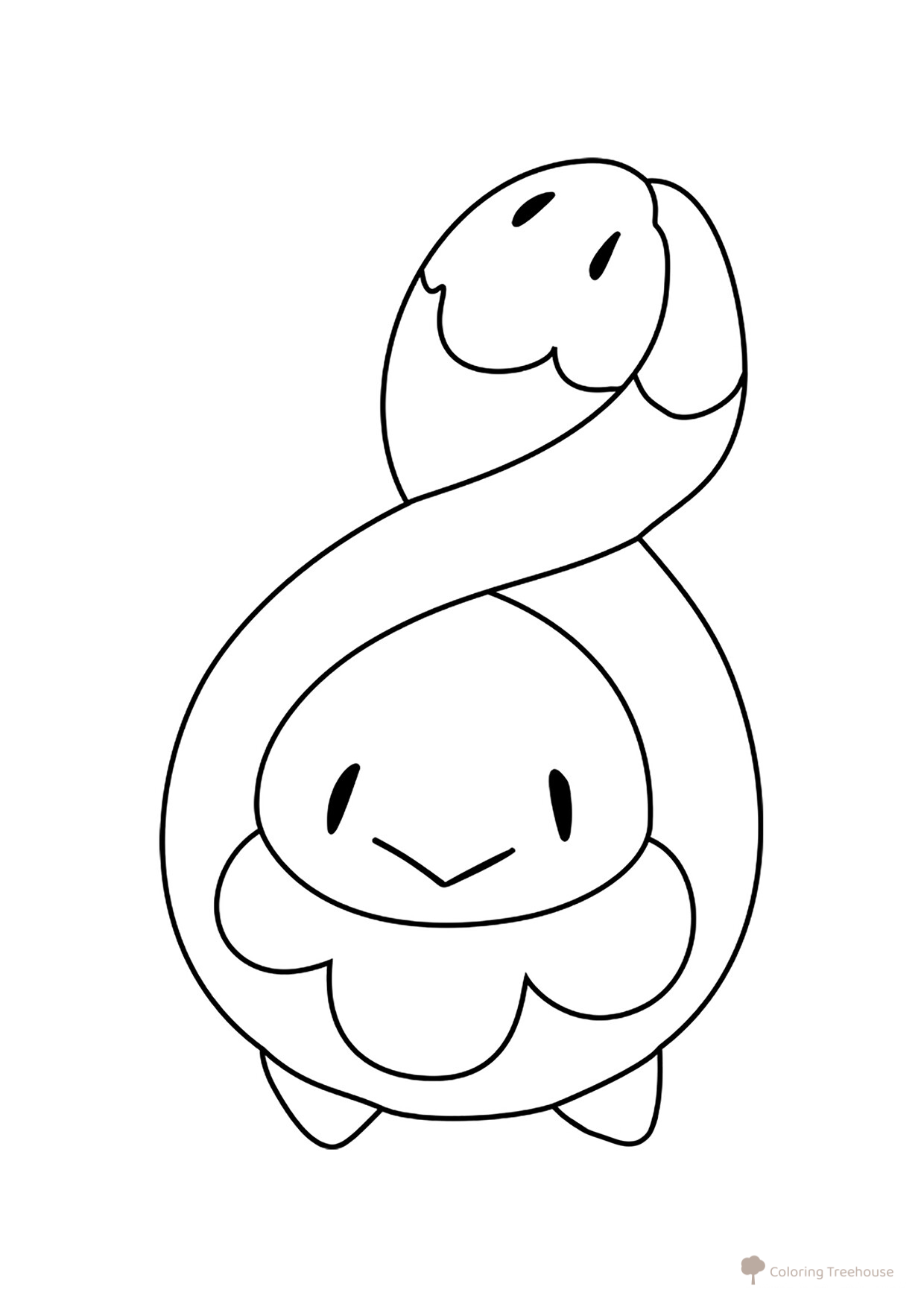 Pokemon Badyu Coloring Page #0406 free printable Generation 4 Pokémon Coloring Pages coloring page