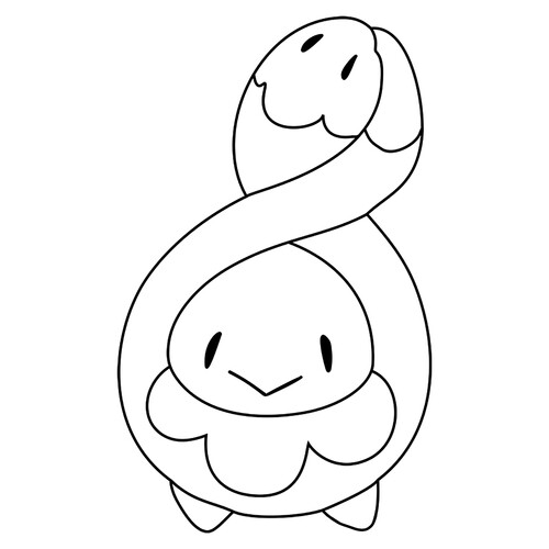 Pokemon Badyu Coloring Page #0406 free printable Generation 4 Pokémon Coloring Pages coloring page