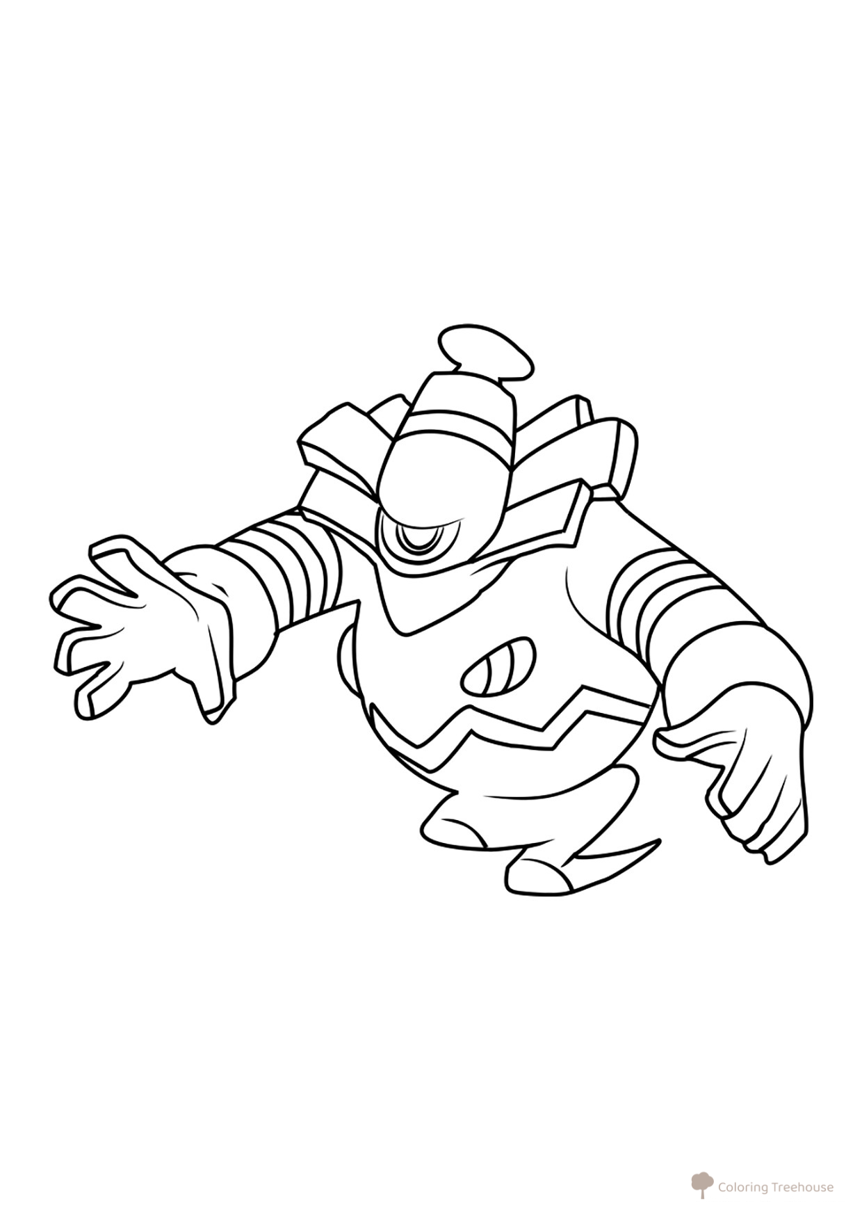 Página para colorear de Pokémon Dasknuar #0477 dibujo para colorear gratis de Páginas para colorear: Pokémon de la 4.ª generación