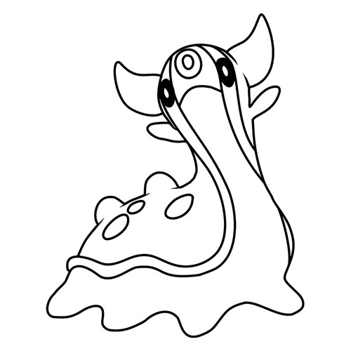 Página para colorear: Pokémon Gastrodon dibujo para colorear gratis de Páginas para colorear: Pokémon de la 4.ª generación