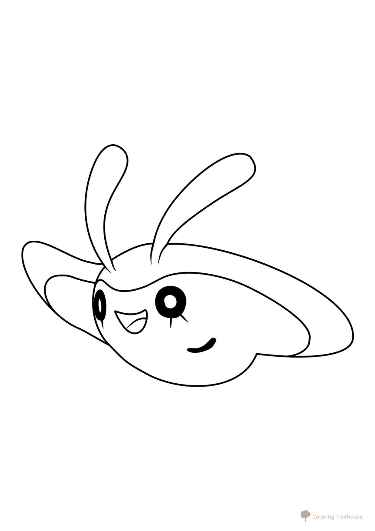 Página para colorear Pokémon Mantyke #0458 dibujo para colorear gratis de Páginas para colorear: Pokémon de la 4.ª generación