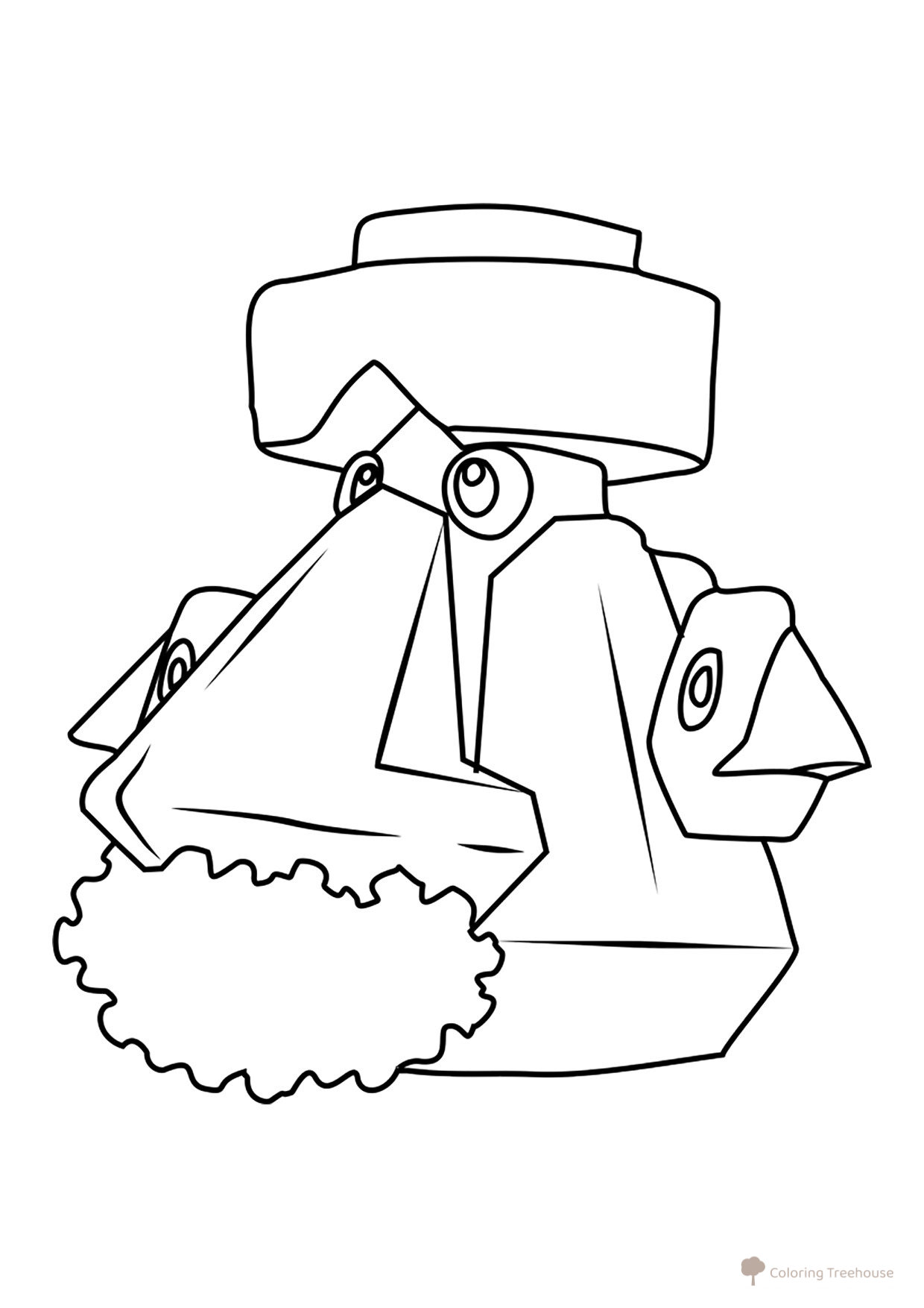 Pokemon Probopass Coloring Page #0476 free printable Generation 4 Pokémon Coloring Pages coloring page