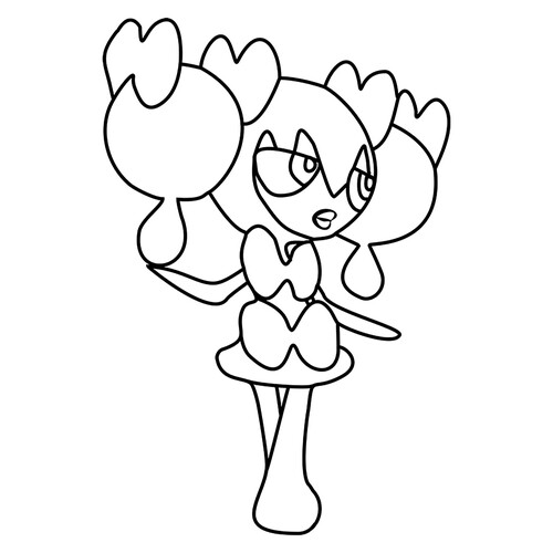 Página para colorear Pokémon Gopherita #0575 dibujo para colorear gratis de Páginas para colorear: Pokémon de la 5.ª generación (Unova)