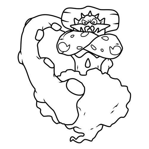 Página para colorear Pokémon Landorus #0645 dibujo para colorear gratis de Páginas para colorear: Pokémon de la 5.ª generación (Unova)