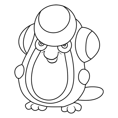 Página para colorear Pokémon Palpitoad #0536 dibujo para colorear gratis de Páginas para colorear: Pokémon de la 5.ª generación (Unova)