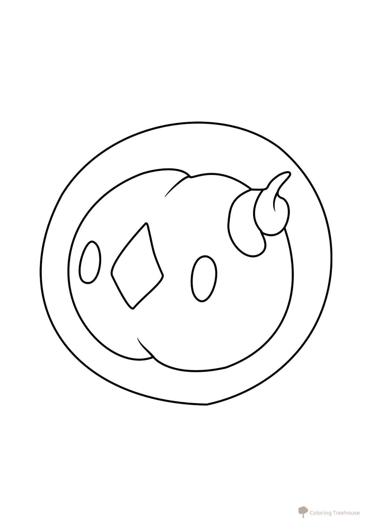 Página para colorear Pokémon Solosis #0577 dibujo para colorear gratis de Páginas para colorear: Pokémon de la 5.ª generación (Unova)