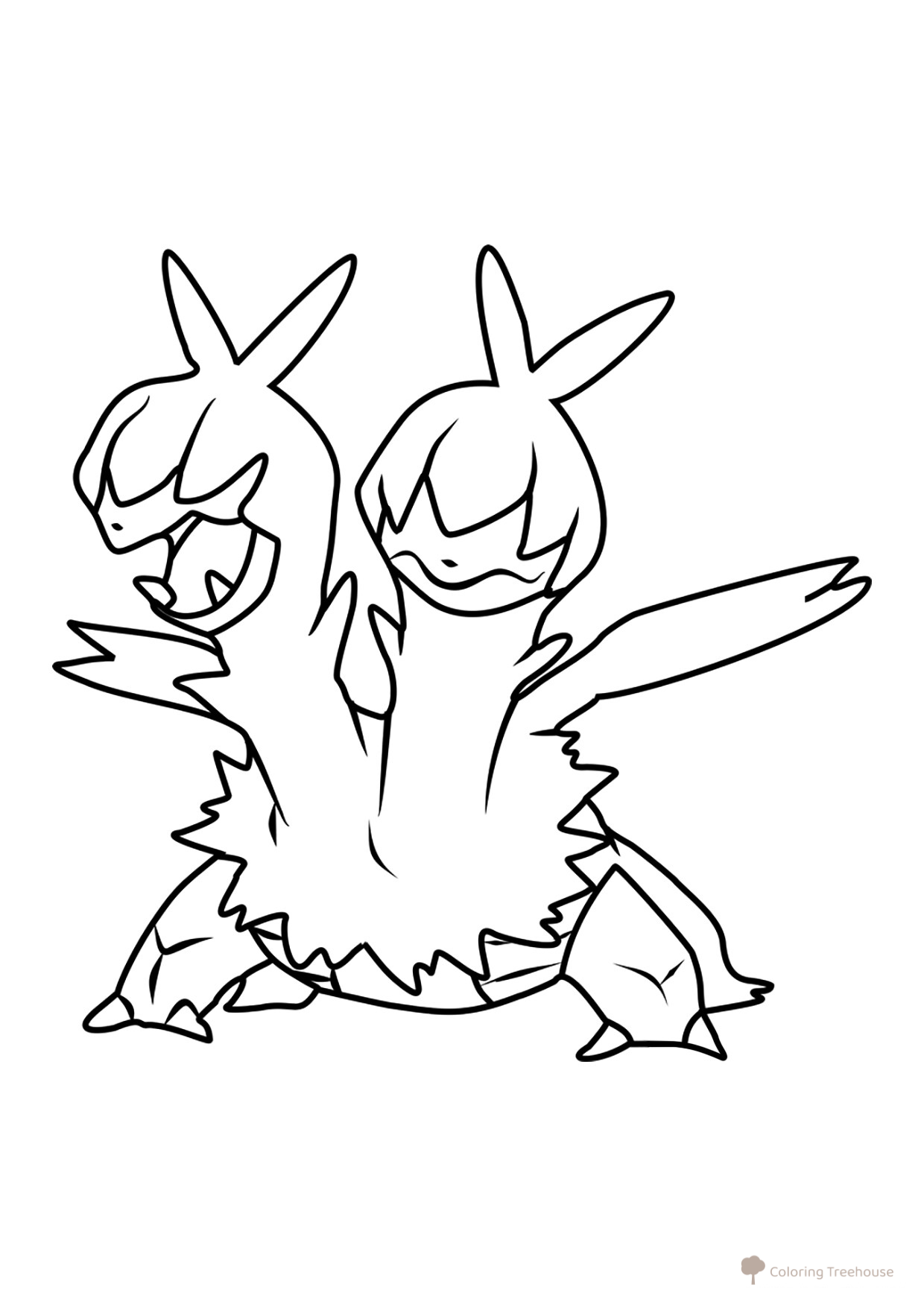 Página para colorear Pokémon Zwailos #0634 dibujo para colorear gratis de Páginas para colorear: Pokémon de la 5.ª generación (Unova)