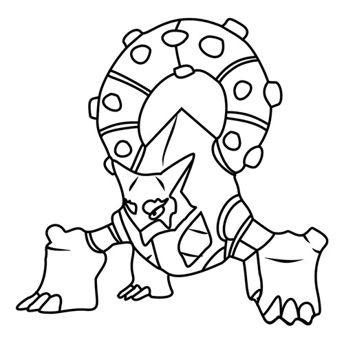 Página para colorear: Pokémon mítico Volcanion #0721 dibujo para colorear gratis de Páginas para colorear: Pokémon de la sexta generación