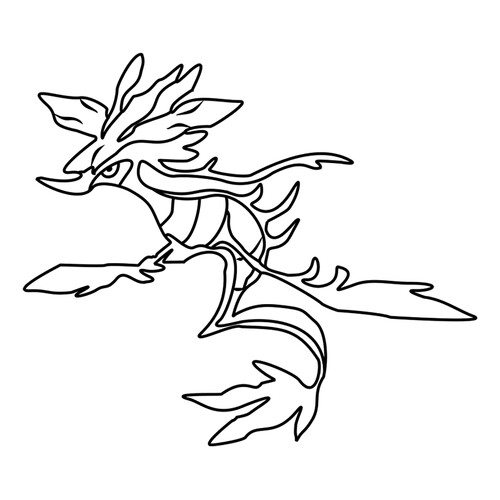 Pokémon Dragalge Coloring Page #0691 free printable Pokémon Gen 6 Coloring Pages coloring page
