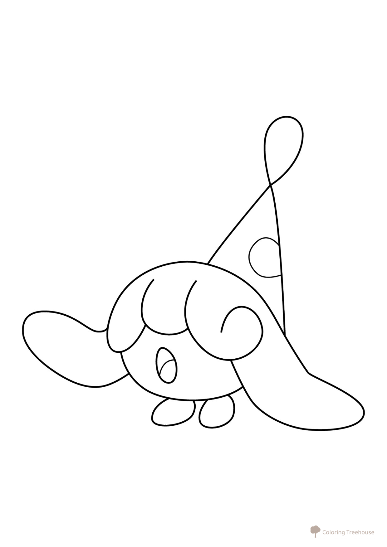 Página para colorear de Pokémon Hatenna #0856 dibujo para colorear gratis de Dibujos para colorear: Pokémon de la 8.ª generación