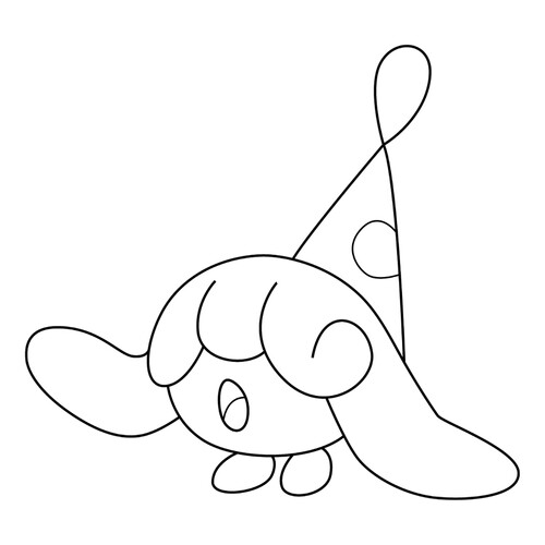 Página para colorear de Pokémon Hatenna #0856 dibujo para colorear gratis de Dibujos para colorear: Pokémon de la 8.ª generación