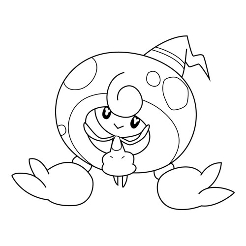 Pokémon Hattrem Coloring Page #0857 free printable Gen 8 Pokémon Coloring Pages coloring page