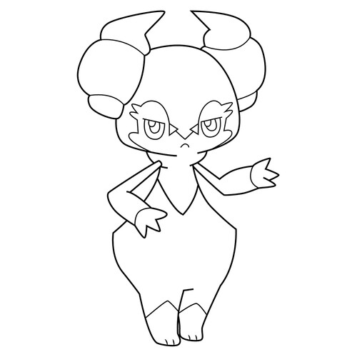 Pokemon Indidi Coloring Page #0876 free printable Gen 8 Pokémon Coloring Pages coloring page