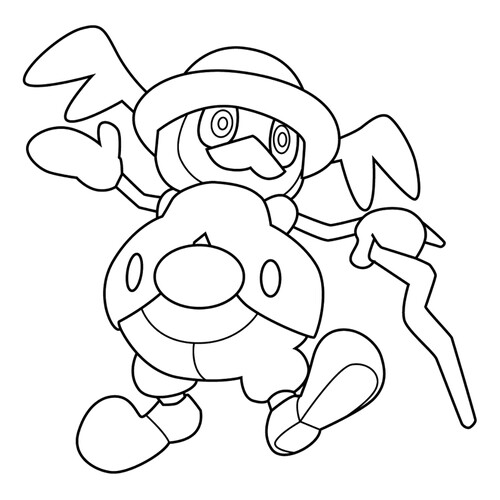 Pokémon Coloring Page Mister Rime #0866 free printable Gen 8 Pokémon Coloring Pages coloring page