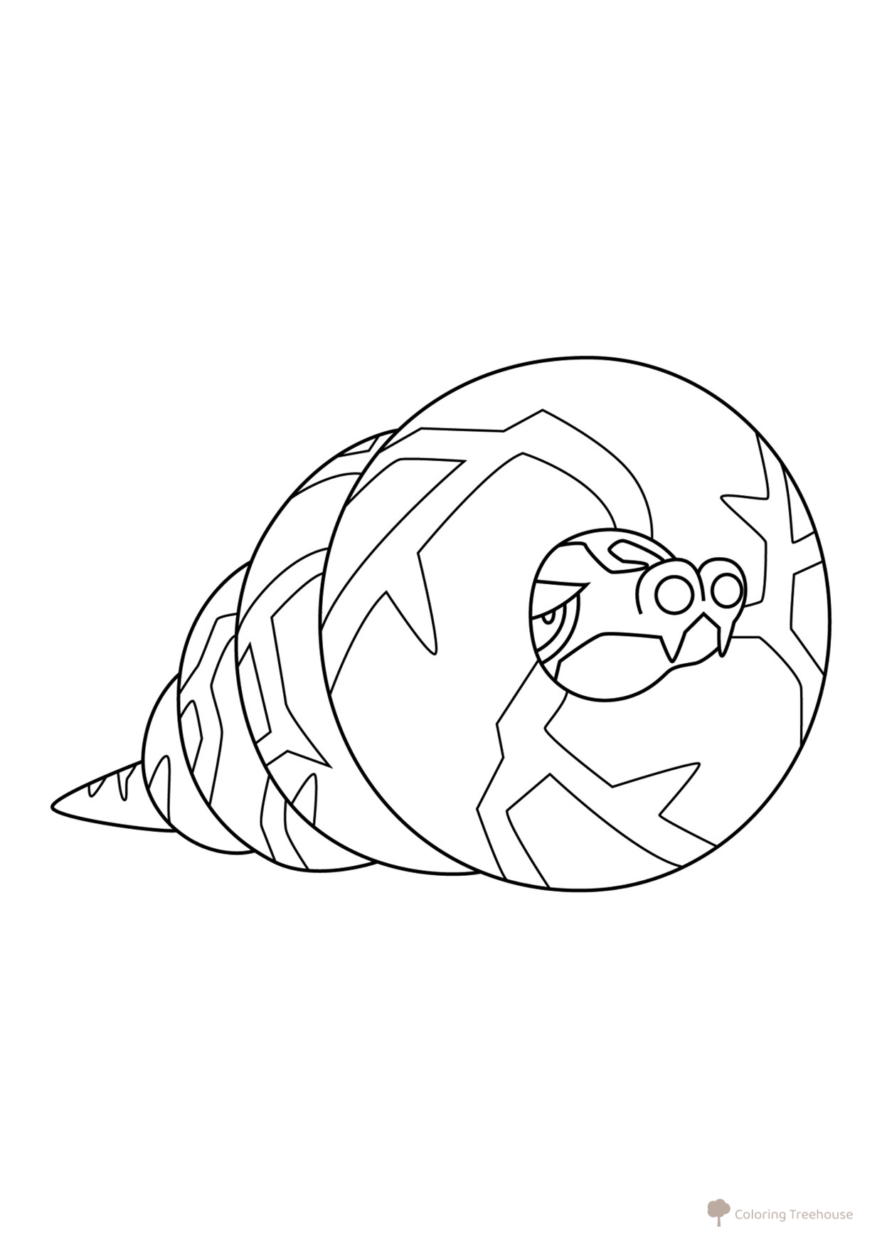 Página para colorear Pokémon Sandaconda #0844 dibujo para colorear gratis de Dibujos para colorear: Pokémon de la 8.ª generación