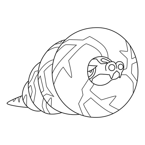 Página para colorear Pokémon Sandaconda #0844 dibujo para colorear gratis de Dibujos para colorear: Pokémon de la 8.ª generación