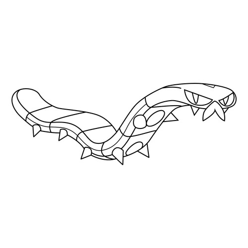 Página para colorear Pokémon Sizzlipid #0850 dibujo para colorear gratis de Dibujos para colorear: Pokémon de la 8.ª generación