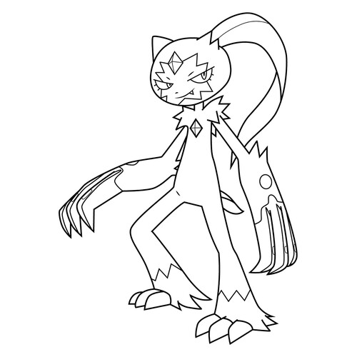 Página para colorear Pokémon Snizler #0903 dibujo para colorear gratis de Dibujos para colorear: Pokémon de la 8.ª generación