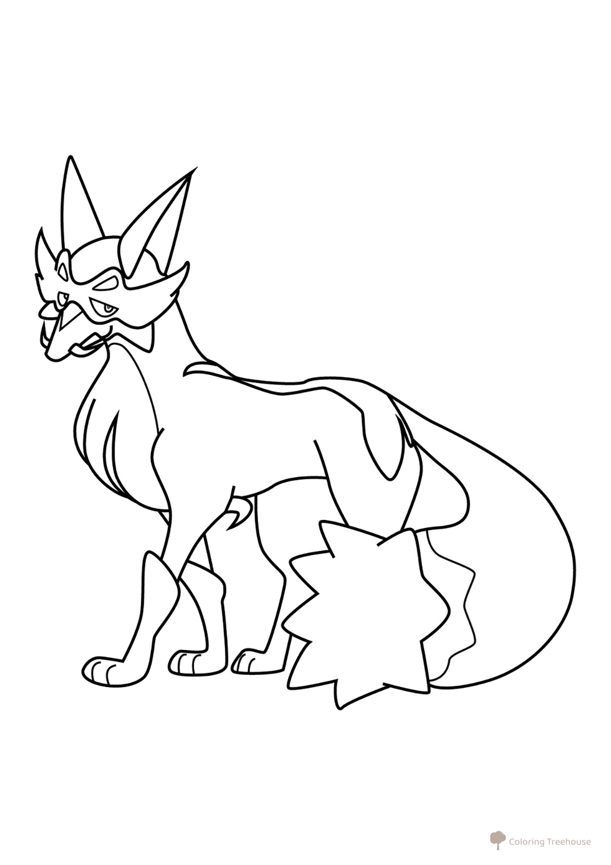 Pokemon Tayval Coloring Page #0828 free printable Gen 8 Pokémon Coloring Pages coloring page
