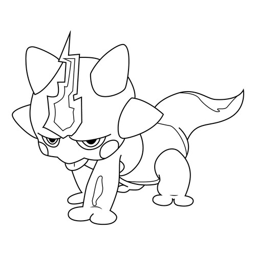 Página para colorear de Pokémon Toxel #0848 dibujo para colorear gratis de Dibujos para colorear: Pokémon de la 8.ª generación