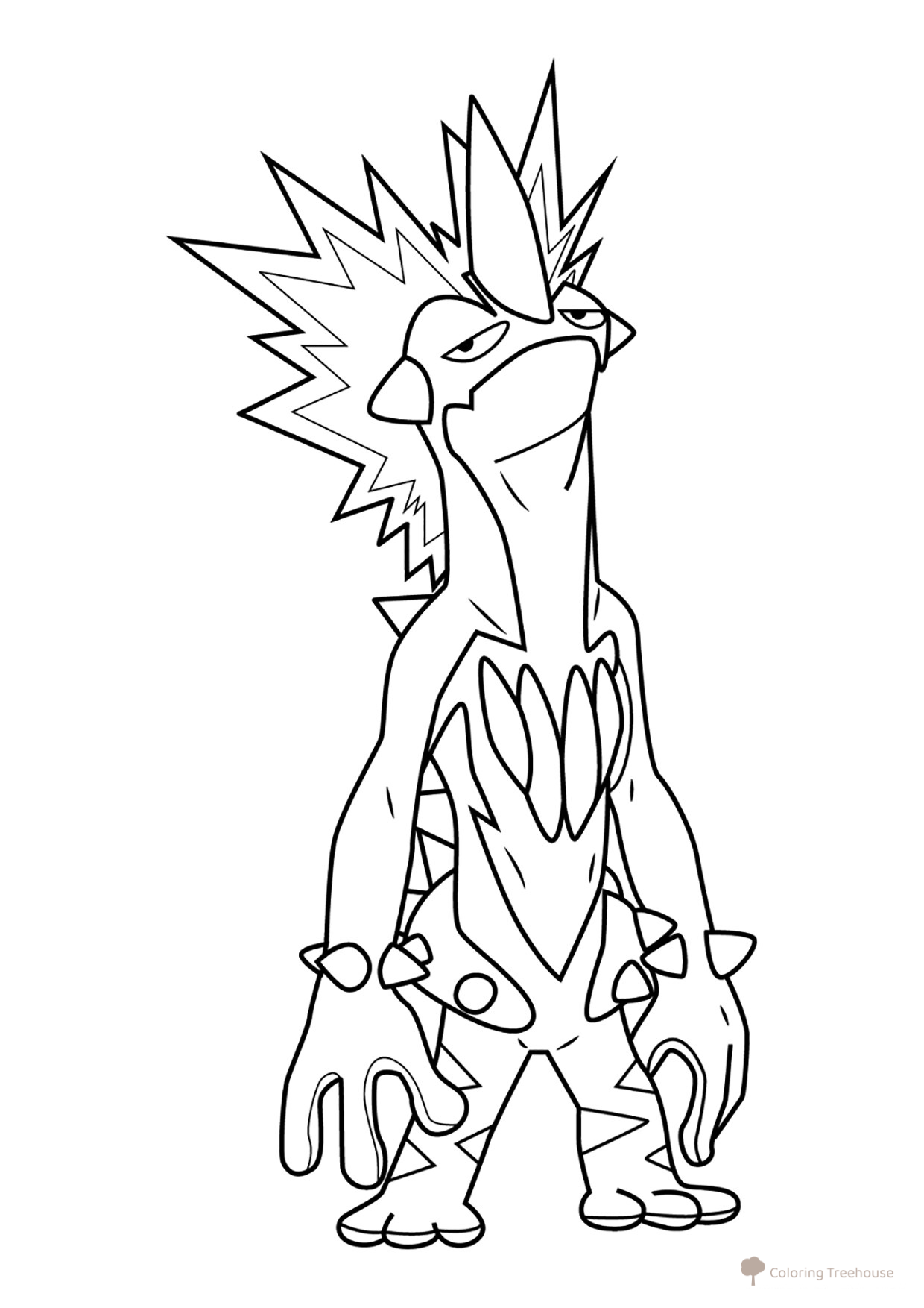 Página para colorear Pokémon Togekiss #0849 dibujo para colorear gratis de Dibujos para colorear: Pokémon de la 8.ª generación