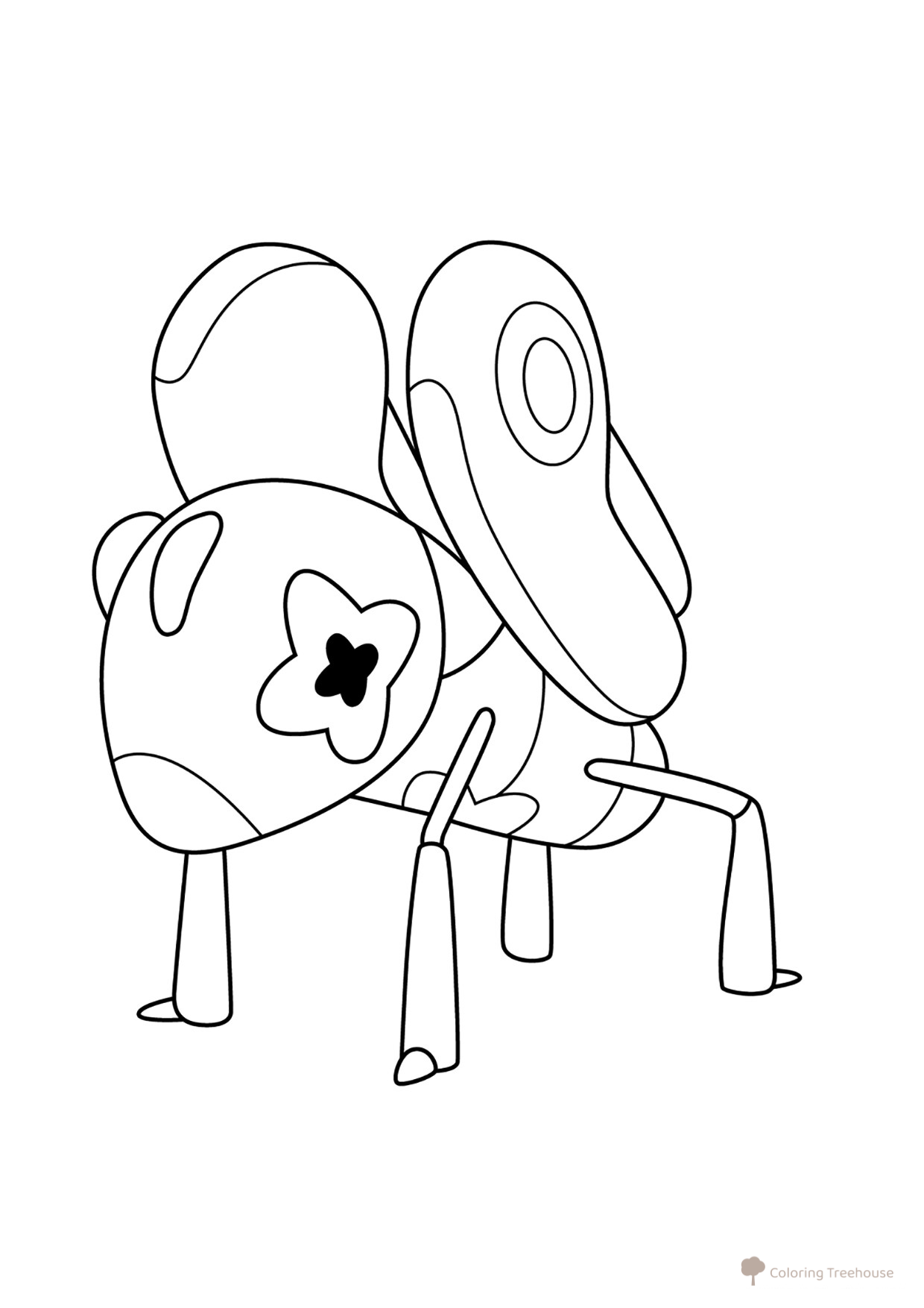 Página para colorear Pokémon Nimbl #0919 dibujo para colorear gratis de Páginas para colorear de Pokémon — 9.ª generación