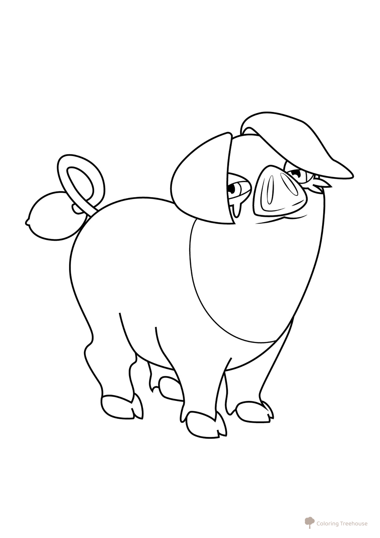 Pokemon Oinkolong Coloring Page #0916 free printable Gen 9 Pokémon Coloring Pages coloring page