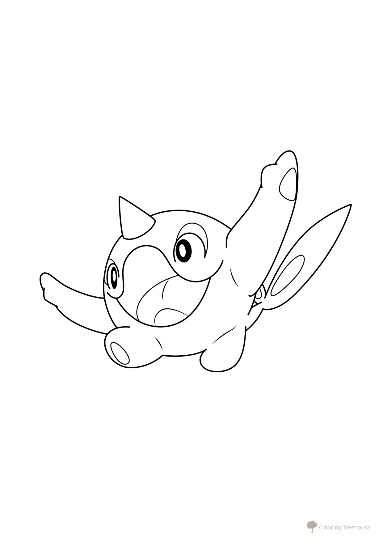 Página para colorear Pokémon Setoddl #0974 dibujo para colorear gratis de Páginas para colorear de Pokémon — 9.ª generación