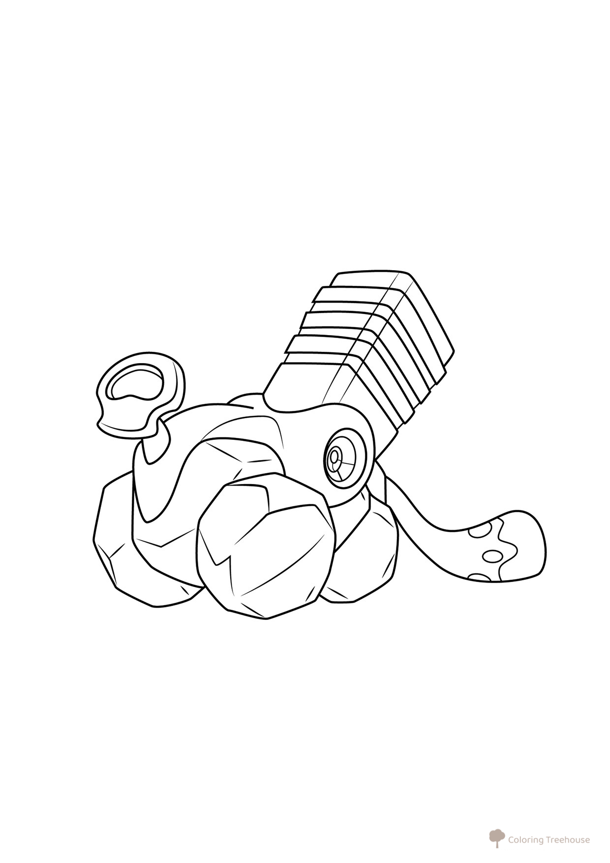 Página para colorear Pokémon Varoom #0965 dibujo para colorear gratis de Páginas para colorear de Pokémon — 9.ª generación