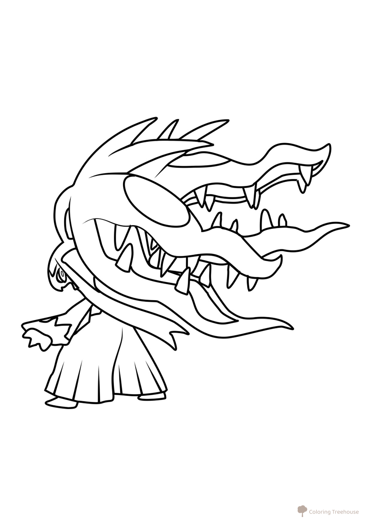 Colorear Mega Mawayl dibujo para colorear gratis de Páginas para colorear de Mega Pokémon