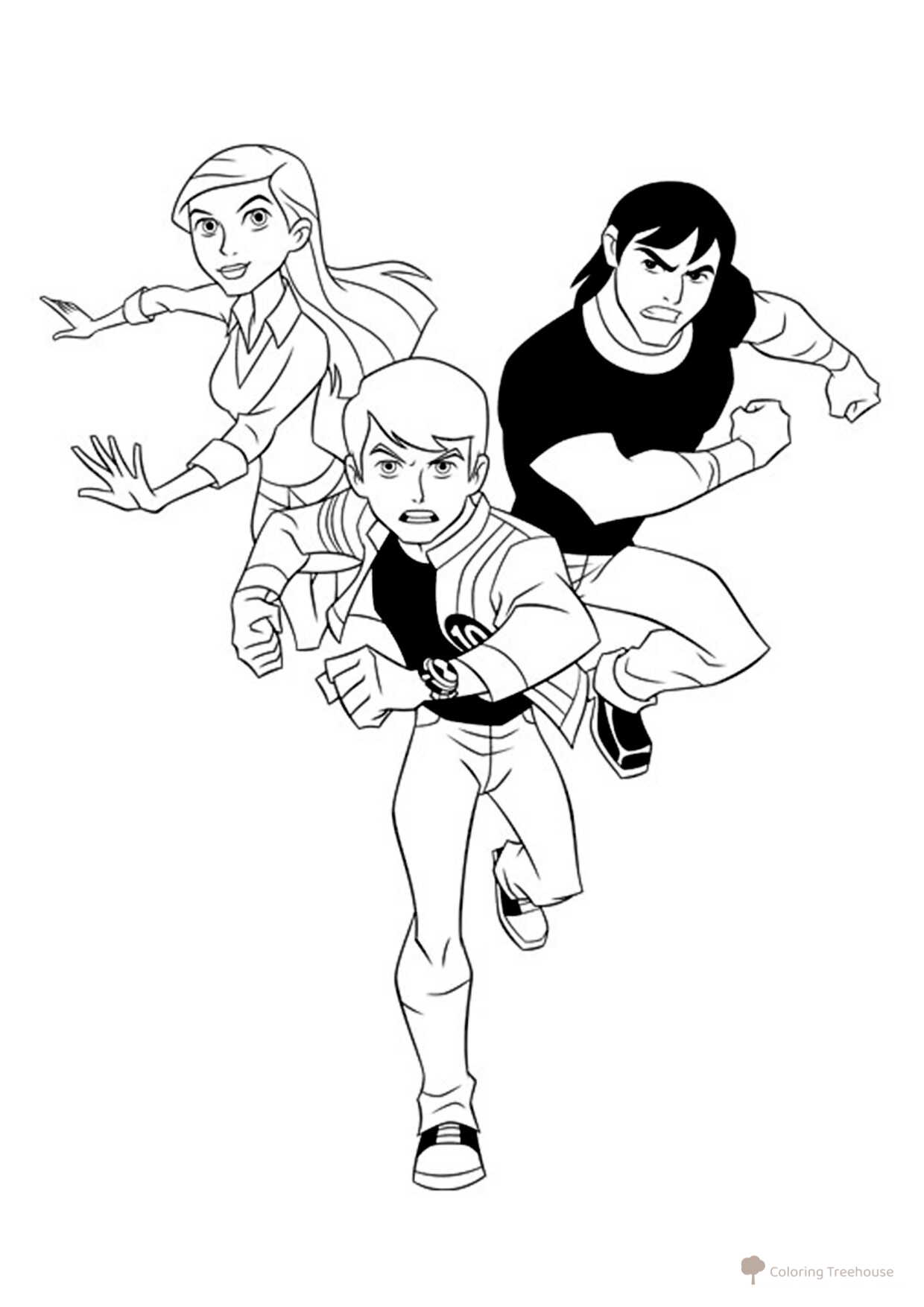 Ben 10 Coloring Page free printable Ben 10 Coloring Pages coloring page