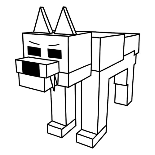 Página para colorear «Lobo alfa de 99 noches en el bosque» dibujo para colorear gratis de Páginas para colorear «99 noches en el bosque»