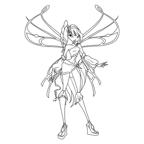 Página para colorear Winx: Musa Sofix dibujo para colorear gratis de Páginas para colorear de Musa (Winx)