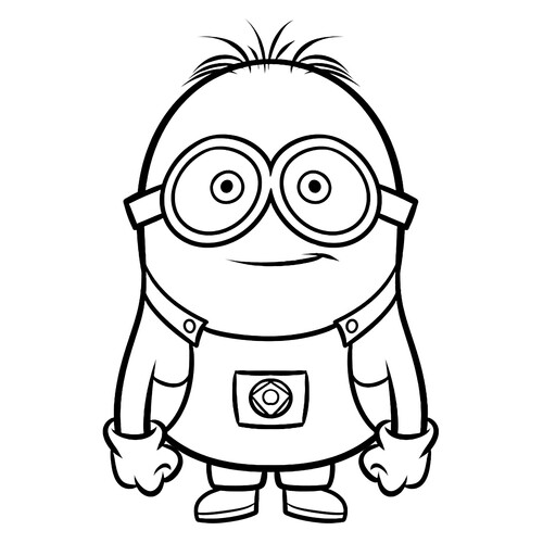 Beautiful Minion Coloring Page free printable Despicable Me 2 Coloring Pages coloring page