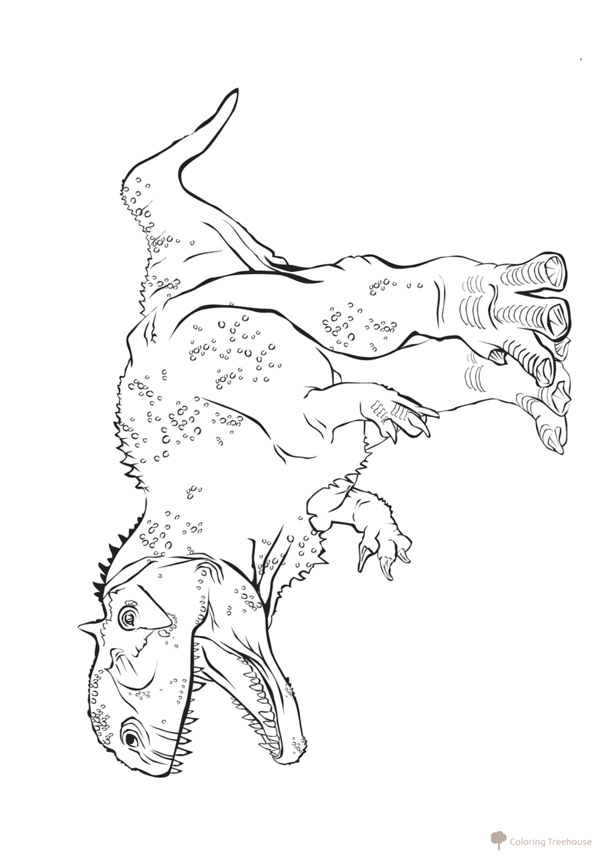 Página para colorear Radzhazavr dibujo para colorear gratis de Dinosaur Coloring Pages