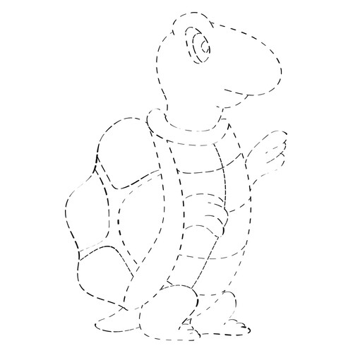 Turtle Dot-to-Dot Coloring Page free printable Dot-to-Dot Coloring Pages coloring page
