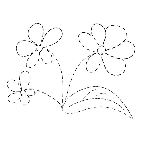 Flower Connect-the-Dots Coloring Page free printable Dot-to-Dot Coloring Pages coloring page