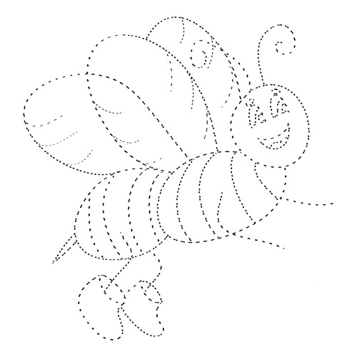 Bee Connect-the-Dots Coloring Page free printable Dot-to-Dot Coloring Pages coloring page