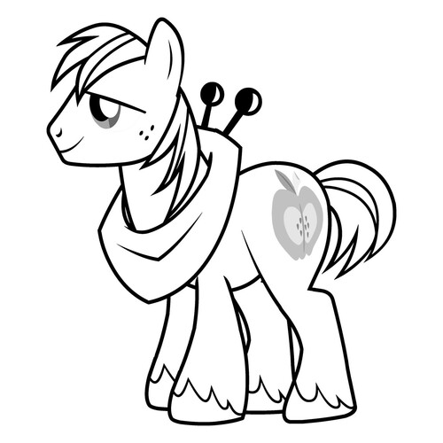 Big Macintosh Coloring Page free printable My Little Pony Coloring Pages coloring page