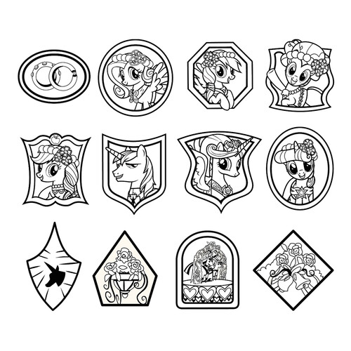 Friendship Is Magic Coloring Page free printable My Little Pony Coloring Pages coloring page
