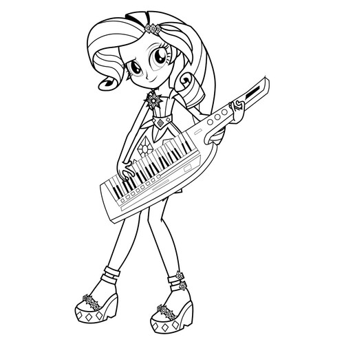Rarity Coloring Page from Equestria free printable My Little Pony Coloring Pages coloring page