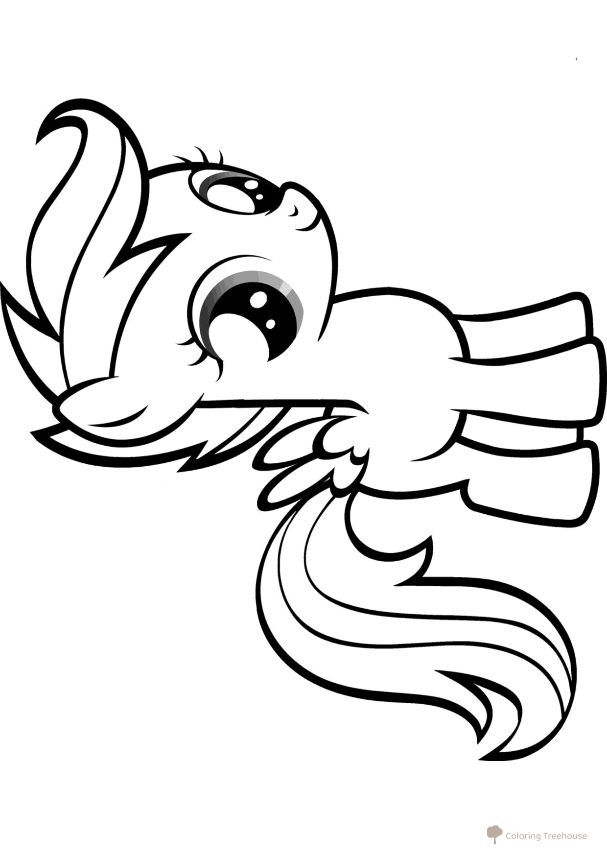 Página para colorear Skutalu dibujo para colorear gratis de Páginas para colorear de My Little Pony
