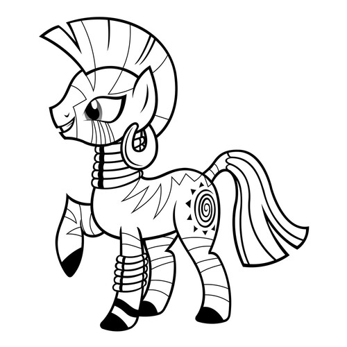 Zecora Coloring Page free printable My Little Pony Coloring Pages coloring page