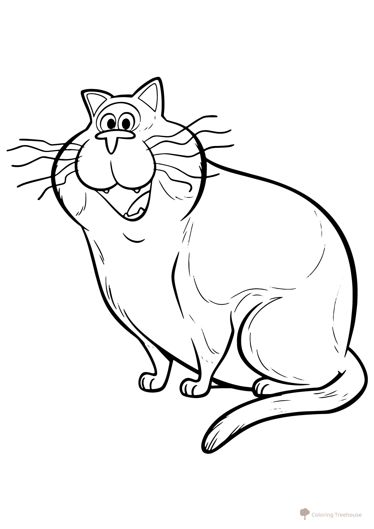 Cat from the Movie 'Soul' Coloring Page free printable Soul Coloring Pages coloring page