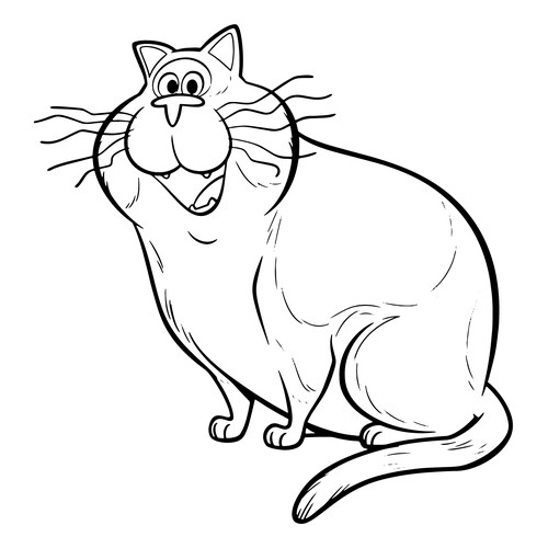 Cat from the Movie 'Soul' Coloring Page free printable Soul Coloring Pages coloring page